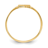 14k Childs Polished & Satin Ring